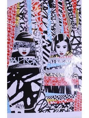 HUSH Artist Sticker Sheet Geisha Nesting Dolls